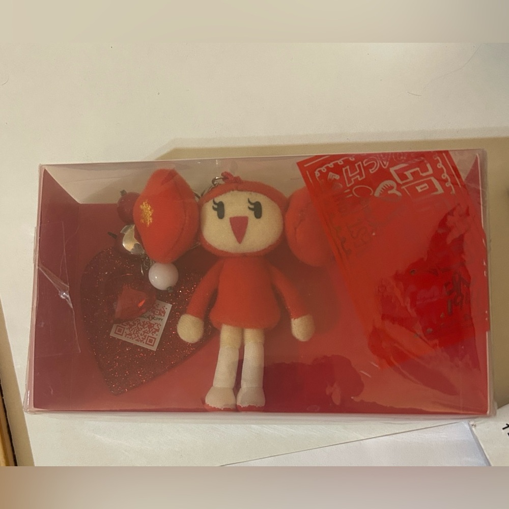 Coach Poppy Cherry Chan Bag Charm